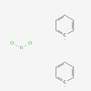 molecular formula C12H10Cl2Ti-2 B14666968 Benzene;dichlorotitanium CAS No. 51367-94-3