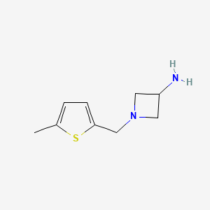 1-[(5-Methylthiophen-2-yl)methyl]azetidin-3-amine