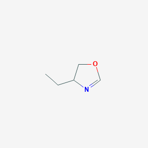 molecular formula C5H9NO B14666983 4-Ethyl-4,5-dihydro-1,3-oxazole CAS No. 42770-25-2