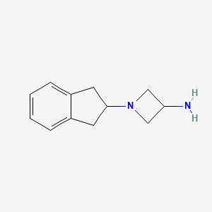 1-(2,3-dihydro-1H-inden-2-yl)azetidin-3-amine