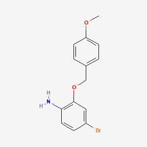 4-Bromo-2-(4-methoxybenzyloxy)-phenylamine