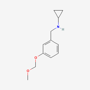 Cyclopropyl-(3-methoxymethoxybenzyl)-amine