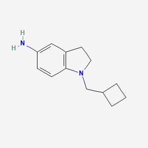 1-(Cyclobutylmethyl)-2,3-dihydro-1H-indol-5-amine