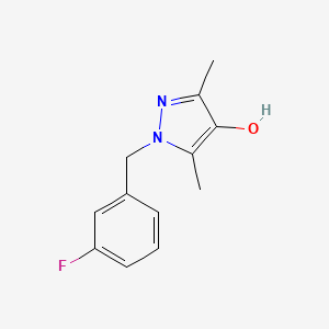 1-(3-Fluorobenzyl)-3,5-dimethyl-1H-pyrazol-4-ol