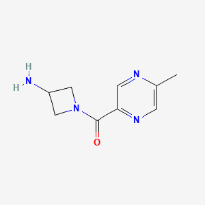 1-(5-Methylpyrazine-2-carbonyl)azetidin-3-amine