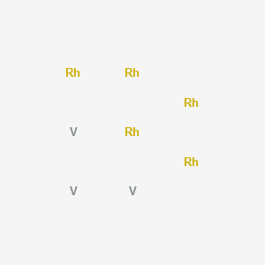 molecular formula Rh5V3 B14667140 Rhodium--vanadium (5/3) CAS No. 37382-11-9