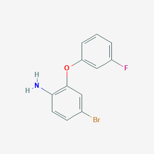 4-Bromo-2-(3-fluorophenoxy)-phenylamine