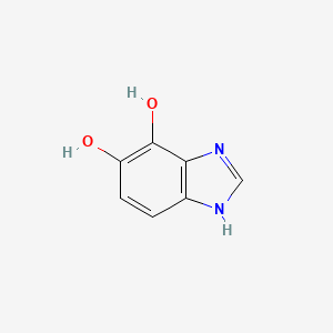 molecular formula C7H6N2O2 B14667224 1H-Benzimidazole-4,5-diol CAS No. 45859-43-6