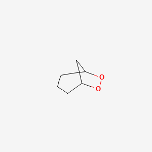 molecular formula C6H10O2 B14667261 6,7-Dioxabicyclo[3.2.1]octane CAS No. 51272-66-3