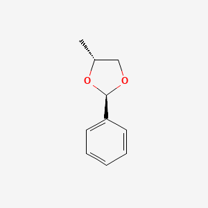 molecular formula C10H12O2 B14667348 (2R,4R)-4-methyl-2-phenyl-1,3-dioxolane CAS No. 51591-49-2