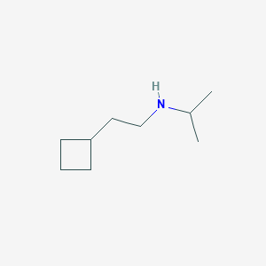molecular formula C9H19N B1466753 N-(2-cyclobutylethyl)propan-2-amine CAS No. 1482156-07-9