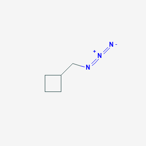 molecular formula C5H9N3 B1466754 (Azidomethyl)cyclobutane CAS No. 1430727-36-8