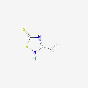 B1466756 3-Ethyl-1,2,4-thiadiazole-5-thiol CAS No. 63688-13-1