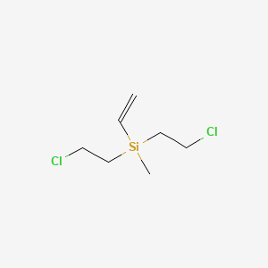 molecular formula C7H14Cl2Si B14667573 Bis(2-chloroethyl)(ethenyl)methylsilane CAS No. 51664-56-3