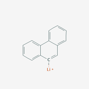 molecular formula C14H9Li B14667577 lithium;9H-phenanthren-9-ide CAS No. 38399-78-9