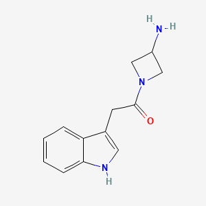 1-(3-aminoazetidin-1-yl)-2-(1H-indol-3-yl)ethan-1-one