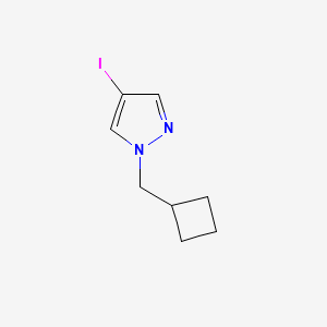 molecular formula C8H11IN2 B1466761 1-(cyclobutylmethyl)-4-iodo-1H-pyrazole CAS No. 1489696-48-1