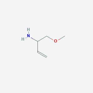 molecular formula C5H11NO B1466766 1-Methoxybut-3-en-2-amine CAS No. 1391253-55-6