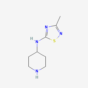 N-(3-methyl-1,2,4-thiadiazol-5-yl)piperidin-4-amine
