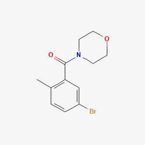 molecular formula C12H14BrNO2 B1466771 (5-Bromo-2-methylphenyl)-morpholin-4-yl-methanone CAS No. 1497289-88-9