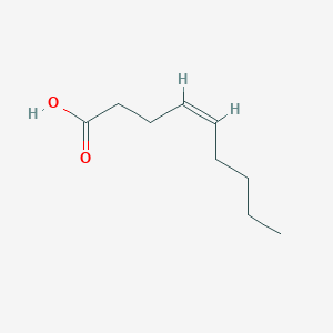 molecular formula C9H16O2 B14667710 (Z)-4-Nonenoic acid 
