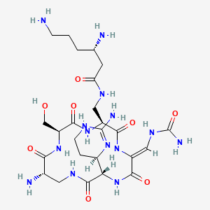 molecular formula C25H44N14O8 B14667734 Capstat CAS No. 37280-35-6
