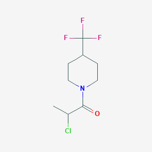 2-Chloro-1-[4-(trifluoromethyl)piperidin-1-yl]propan-1-one