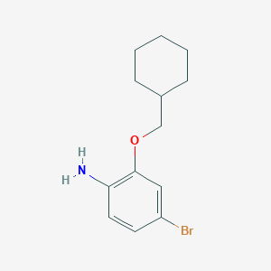 4-Bromo-2-cyclohexylmethoxyphenylamine