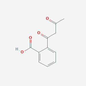 molecular formula C11H10O4 B14667810 Benzoic acid, 2-(1,3-dioxobutyl)- CAS No. 50454-26-7