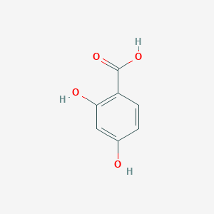 molecular formula C7H6O4 B146680 2,4-Dihydroxybenzoic acid CAS No. 89-86-1