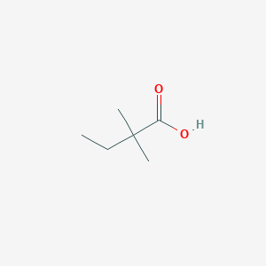molecular formula C6H12O2 B146681 2,2-二甲基丁酸 CAS No. 595-37-9