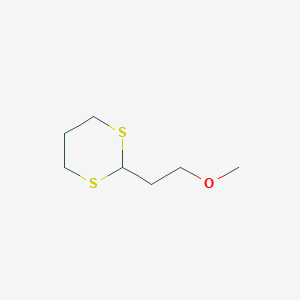 molecular formula C7H14OS2 B1466839 2-(2-Methoxyethyl)-1,3-dithiane CAS No. 938184-26-0