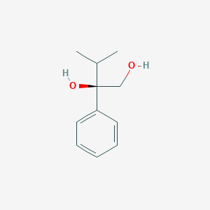 molecular formula C11H16O2 B14668529 (2R)-3-methyl-2-phenylbutane-1,2-diol CAS No. 51559-18-3