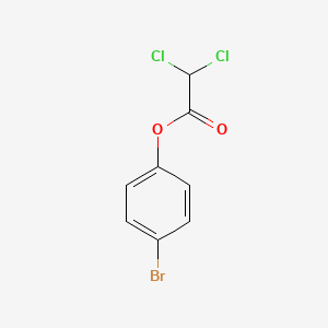 molecular formula C8H5BrCl2O2 B14668567 4-Bromophenyl dichloroacetate CAS No. 42024-34-0