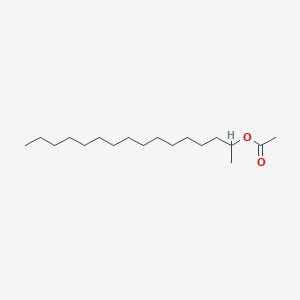 molecular formula C18H36O2 B14668587 Hexadecan-2-yl acetate CAS No. 37590-88-8