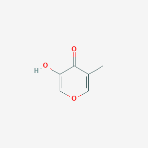 molecular formula C6H6O3 B14668647 3-Hydroxy-5-methyl-4H-pyran-4-one CAS No. 42508-10-1