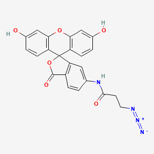 molecular formula C23H16N4O6 B1466869 Fluorescein-azide CAS No. 1204815-86-0
