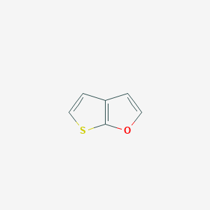 molecular formula C6H4OS B14668842 Thieno[2,3-b]furan CAS No. 39872-91-8