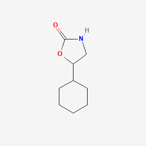 molecular formula C9H15NO2 B1466895 5-cyclohexyloxazolidin-2-one CAS No. 1000374-94-6