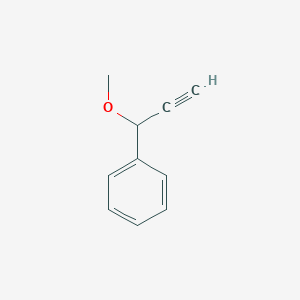 molecular formula C10H10O B14668968 3-Methoxy-3-phenyl-1-propyne CAS No. 50874-13-0