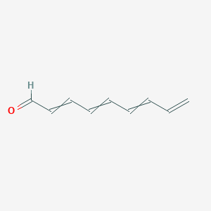 molecular formula C9H10O B14669005 Nona-2,4,6,8-tetraenal CAS No. 41855-41-8