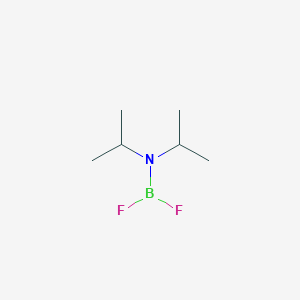 molecular formula C6H14BF2N B14669020 Boranamine, 1,1-difluoro-N,N-bis(1-methylethyl)- CAS No. 38751-90-5