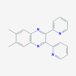 molecular formula C20H16N4 B146693 6,7-Dimethyl-2,3-di-2-pyridylquinoxaline CAS No. 6627-38-9