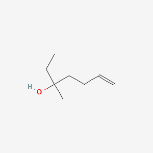 molecular formula C8H16O B14669338 3-Methylhept-6-en-3-ol CAS No. 36842-46-3