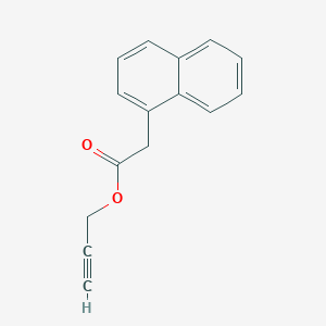 molecular formula C15H12O2 B14669502 Prop-2-ynyl 2-naphthalen-1-ylacetate CAS No. 51537-81-6