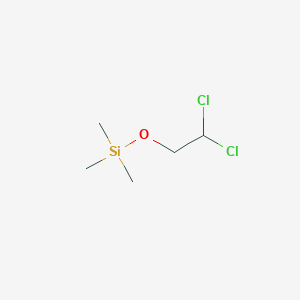 molecular formula C5H12Cl2OSi B14669644 Silane, (2,2-dichloroethoxy)trimethyl- CAS No. 51209-79-1