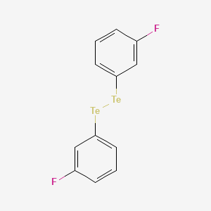 molecular formula C12H8F2Te2 B14669662 Ditelluride, bis(3-fluorophenyl) CAS No. 36062-88-1