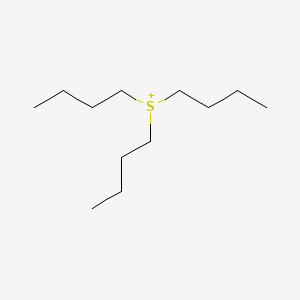 molecular formula C12H27S+ B14669670 Sulfonium, tributyl- CAS No. 39895-78-8