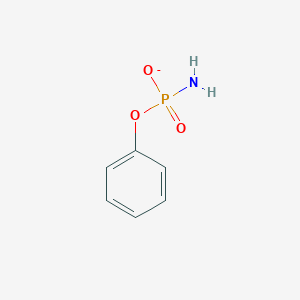 molecular formula C6H7NO3P- B14669694 Amino(phenoxy)phosphinate CAS No. 45951-59-5