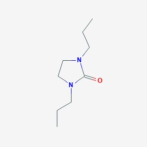 molecular formula C9H18N2O B14669775 1,3-Dipropylimidazolidin-2-one CAS No. 40424-22-4